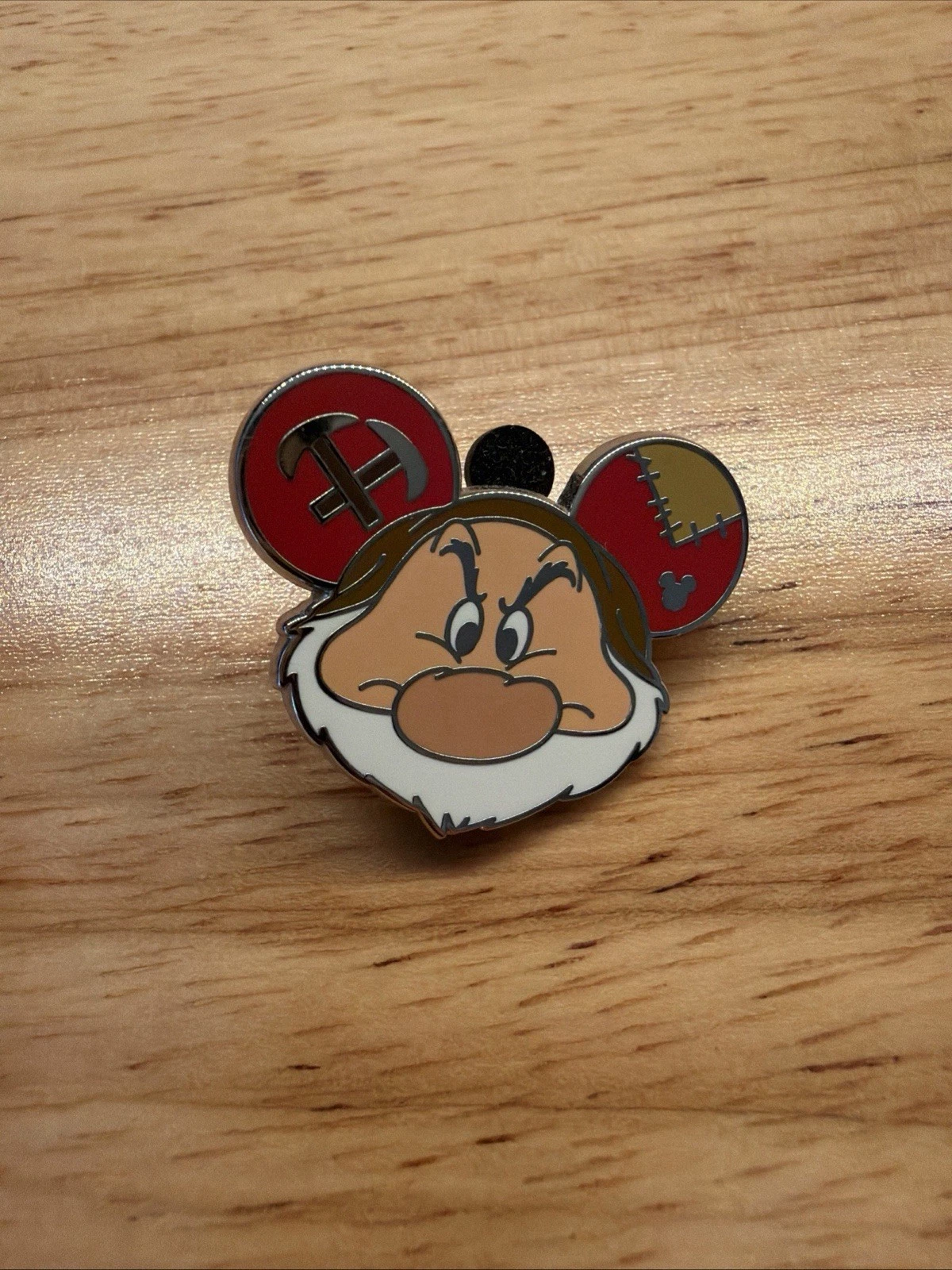 2024 DLR Disneyland Hidden Mickey Disney Pin - Ear Hat - Grumpy