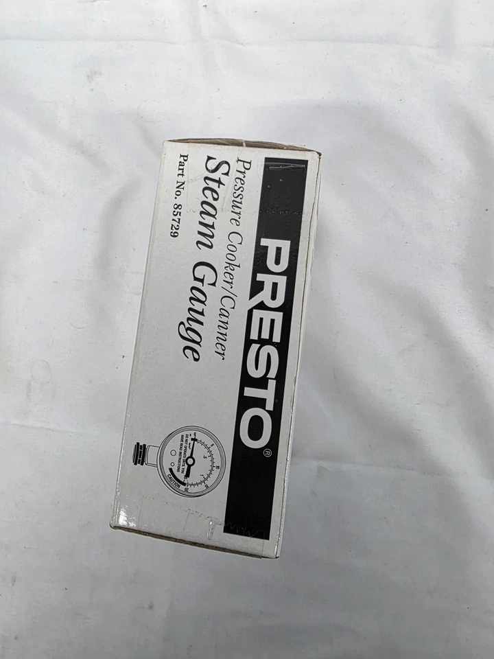 NEW!! PRESTO 85729 PRESSURE CANNER COOKER STEAM GAUGE NEW IN BOX - Imagem 2 de 4