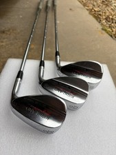 Kirkland Signature 3-Piece Wedge Set Steel Shafts. Regular Flex, midsize grips