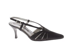 Melluso Donna Aperto dietro E756 Nero