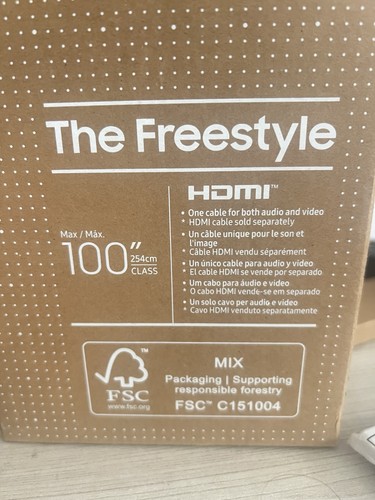 Samsung Smart Portable Projector The Freestyle (2nd gen) HDR Full HD 230 Lumens - 第 6/13 張圖片