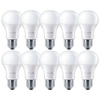 10 X Philips Led Leuchtmittel A60 Birne 9W = 60W E27 Matt 806Lm Warmweiß 2700K