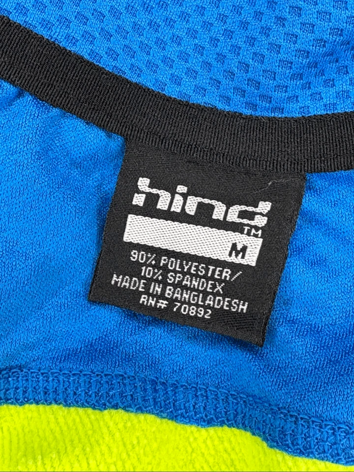 Hind neon green and blue 1/4 zip jacket - M - Image 3 of 4