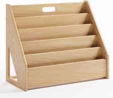 Montessori Front-Facing Bookshelf - 5 Tier Toddler Book Display  Organizer