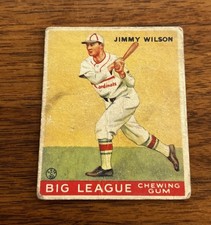 1933 Goudey #37 Jimmy Wilson St. Louis Cardinals