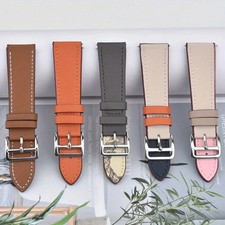 Leather Watch Strap for Amazfit GTS GTR Bip 5 3 Pro 20mm 22mm Sport Wrist Band