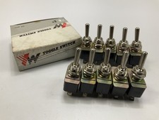 10 Pack - Yw1703 Universal On-off 10 Amp Toggle Switch 2 Terminal