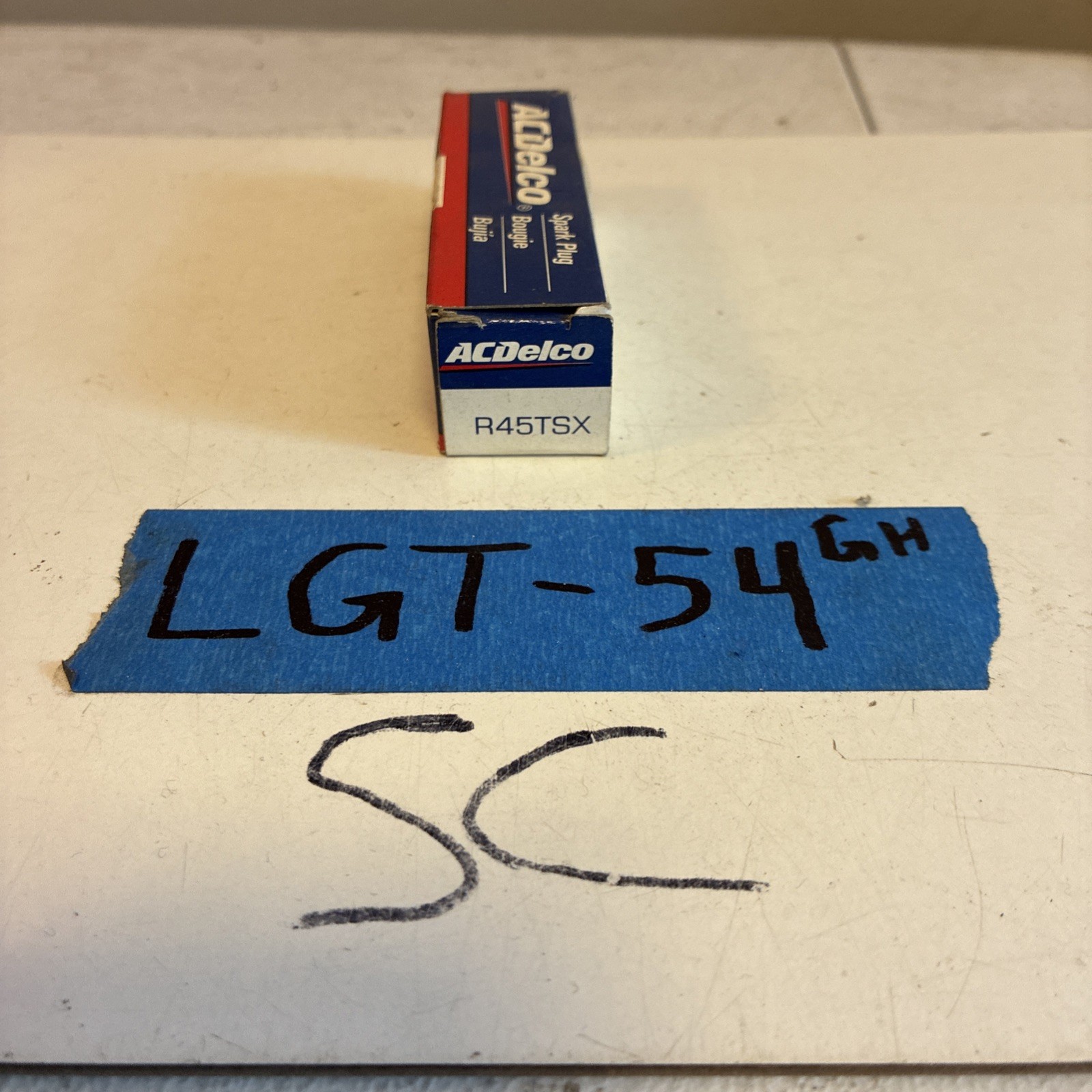 AC Delco R45TSX Spark Plug Durable High Quality NOS Part