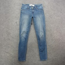 Abercrombie  Fitch Jeans Womens 25x29 Blue Skinny Mid Rise Denim Five Pocket
