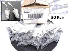 (50 Pair) 3M - 393-2012-50 - E-A-Rfit SKULL SCREWS Test PLUGS - (NEW in CASE)