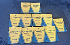 Vintage Crayola Crayons Lot NIB 8 Count 16 Count Boxes Unopened Ben Franklin