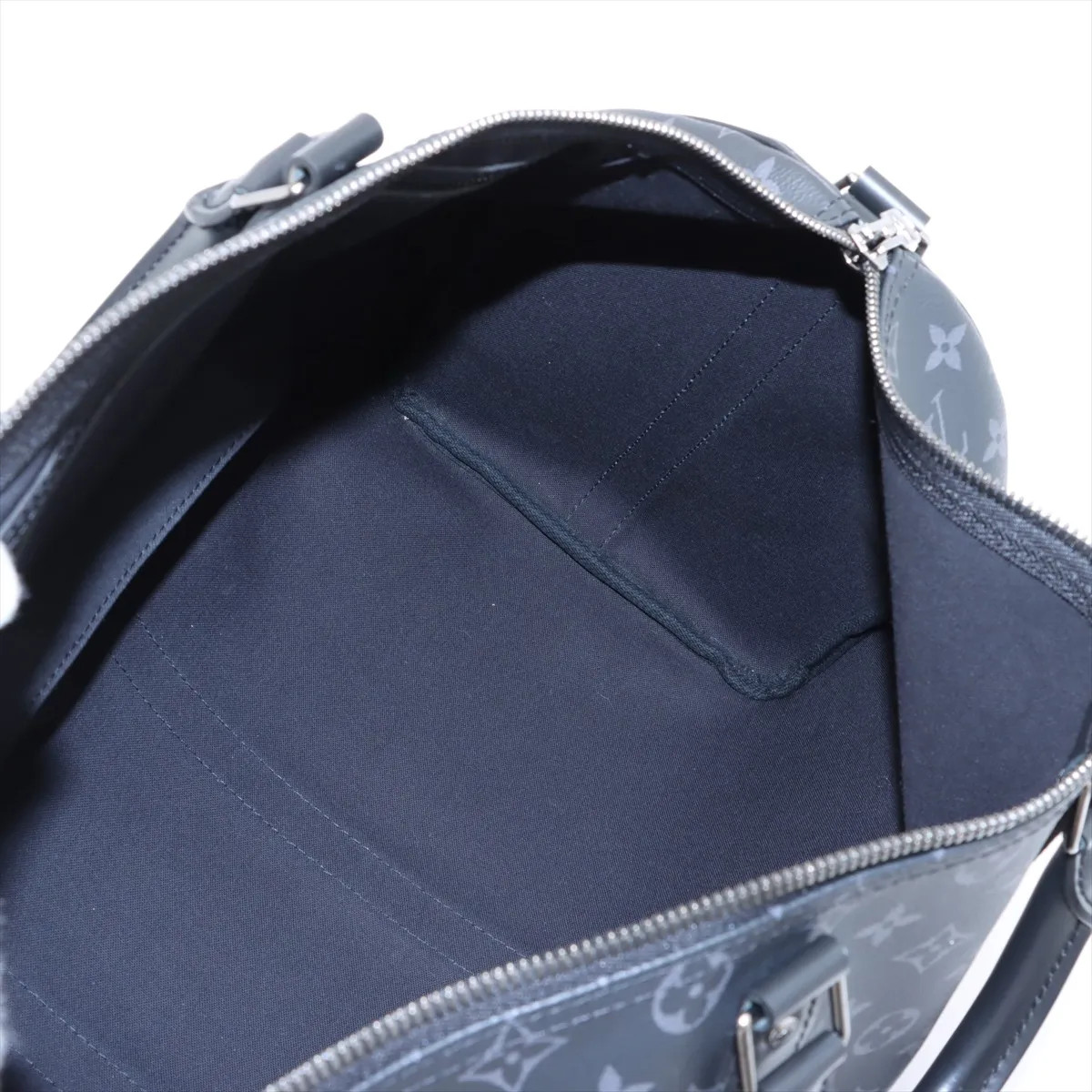 Louis Vuitton Monogram Eclipse Keepall Bandrière … - image 7