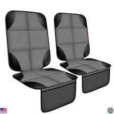 Premium Car Seat Protector - Thick Padding, Waterproof 600D, Non-Slip, 2 Pack