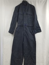 US Navy Genuine Flame Resistant Coveralls Mens 40L Blue FR Utility Work