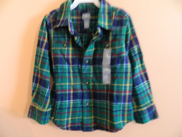 baby boy plaid flannel shirt