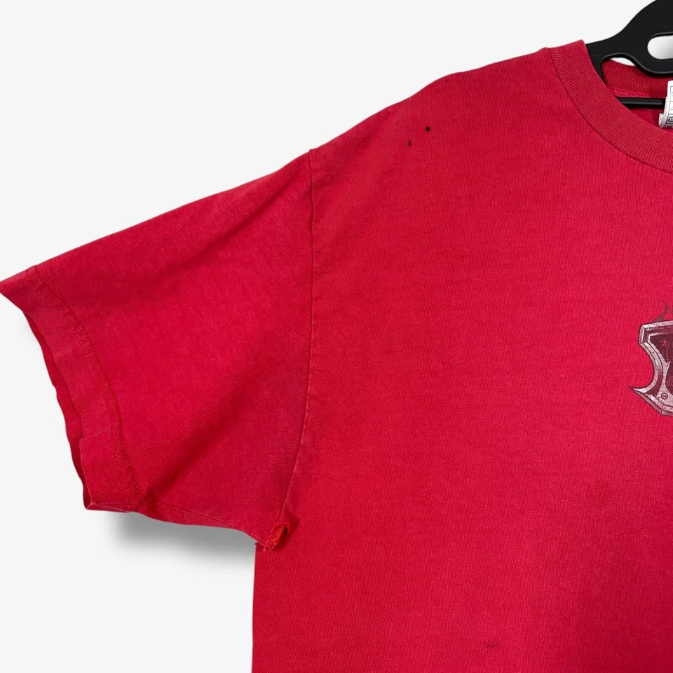 Camiseta Alstyle Orange County Choppers Para Hombre L Roja Y2K Motociclista Grunge Envejecida Foto 2 de 4