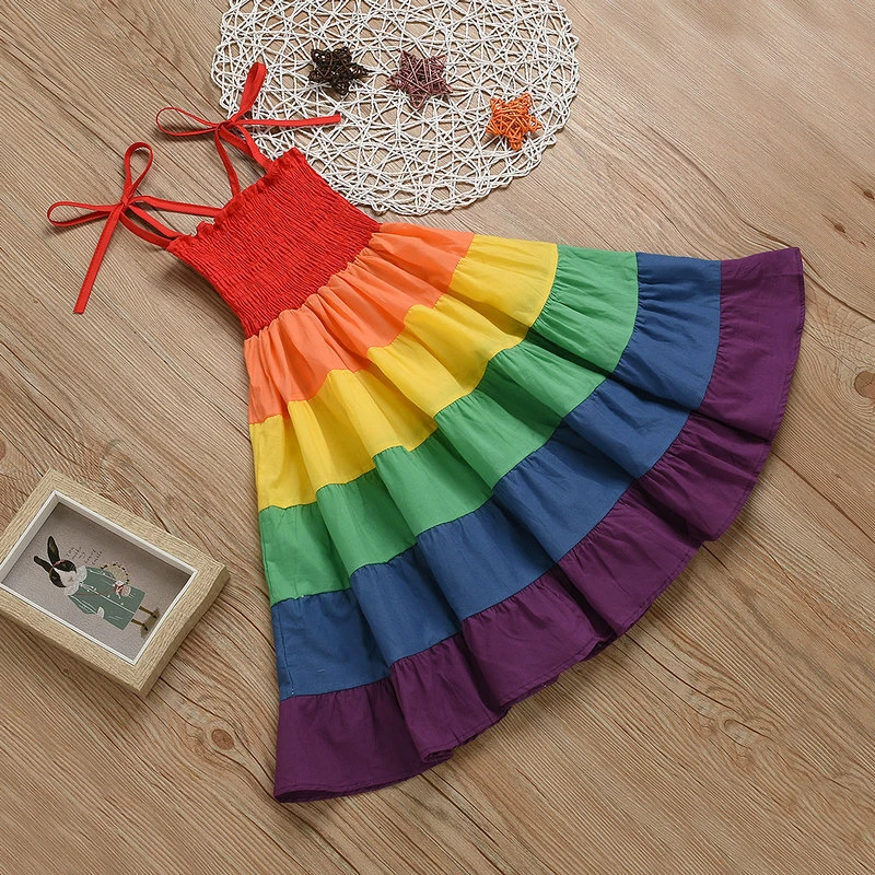Tulle Skirt Girls Tutu Hawaiian Party Dress Beach Dress for Girls Hawaiian Dress - Image 3 of 4