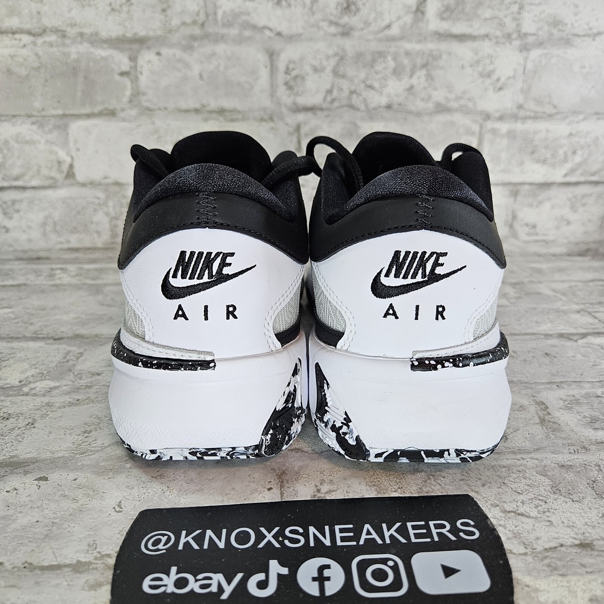 Men\'s 12.5 Nike Zoom Freak 5 Mens Basketball Shoes Black/White DX4985-101 Nike Zoom Freak 5 White/Black-White DX4985-101 Men main image 3