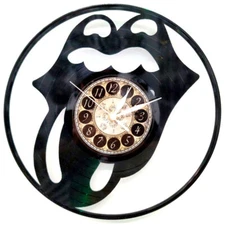 THE ROLLING STONES | Vinyl Record Clock | Music Gift | FREE SHIPPING