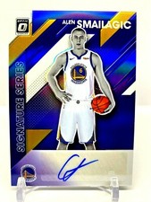 2019-20 Panini Optic Rookie Purple Signature Series Alen Smailagic Warriors 