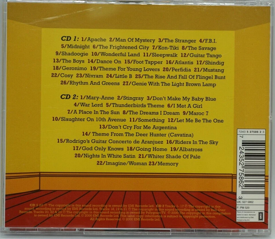 The Shadows : 50 Golden Greats 2CD Album - Apache - Cliff Richard - Image 2 of 3