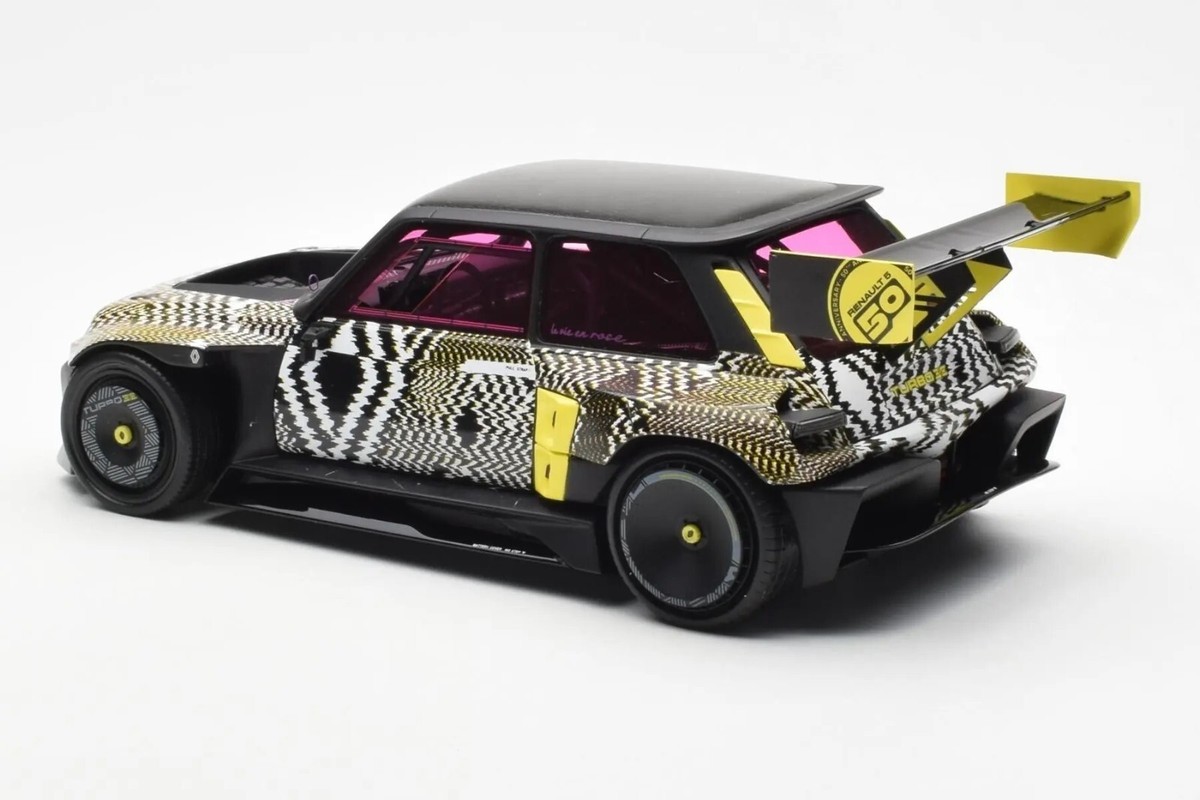 2022 RENAULT R5 MAXI TURBO 3E BLACK 1:18 SCALE BY OTTO MOBILE