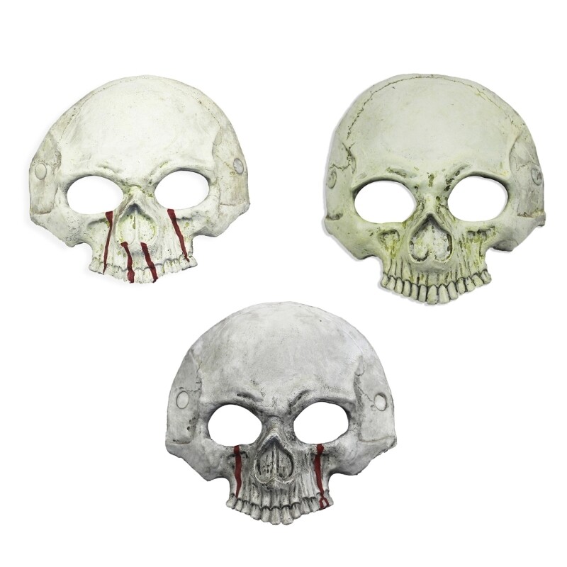Half Face Skull Mask Halloween Mask Half Face Skull Mask for Halloween Carnival