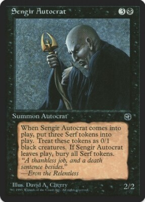 1 x Sengir Autocrat - Homelands - LP - MTG - EOF