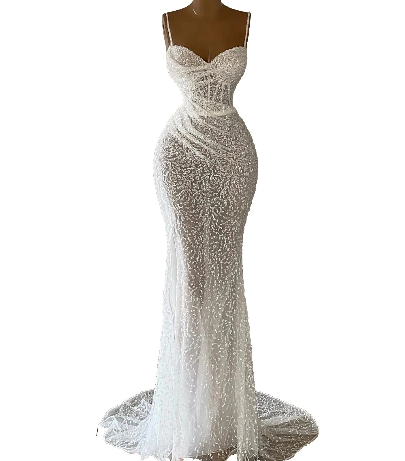 Lace Column/Sheath Beach Dress Wedding Dresses