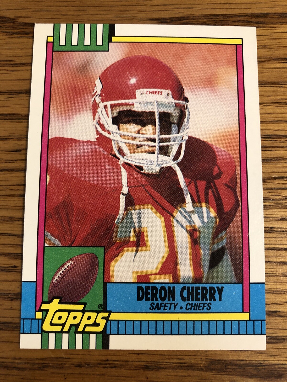 Deron Cherry 1990 Topps Kansas City Chiefs  #261   *3741*