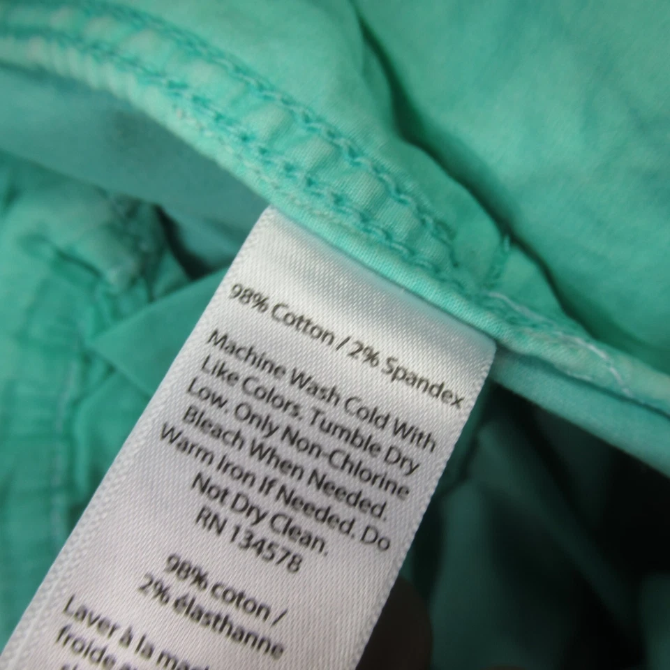 Vineyard Vines Shorts Womens 00 Lightweight Outdoors Chino Green - Image 4 of 4