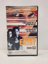 Unlawful Entry VHS Ray Liotta Kurt Russell Ex Rental Tape Black Clamshell PAL