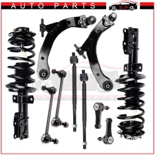 Front Struts Lower Control arms Ball joint Tierod for Chevy Cobalt HHR 2.2L 2.4L