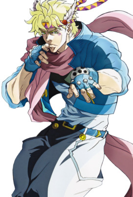 Cesar Zeppeli Jojo's Bizzare Adventure Weatherproof Anime Sticker 6'' Car Decal
