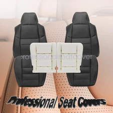 2008-2010 Fits Ford F250 F350 Super Duty XLT Front Leather Seat Cover / Foam