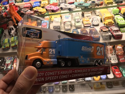 Disney Pixar Cars SPEEDY COMET'S HAULER Blinkr #21 Diecast Mattel