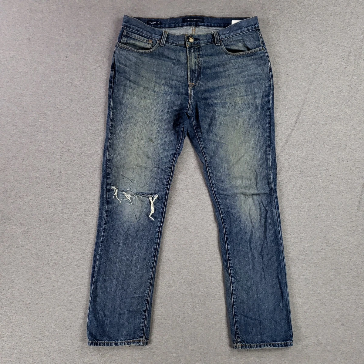 Tommy hilfiger straight leg jeans cheap