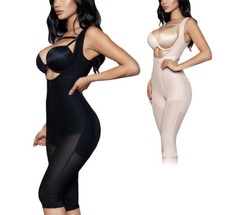 Women's Full Bodysuit Slimming Tummy Control Butt Lifting Adjustable Shapewear