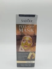 Sadoer Peel-off Mask Gold Collagen 3.5 Oz NEW 