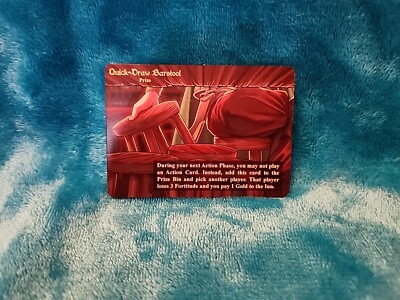 NEW RED DRAGON INN  QUICK DRAW BARSTOOL PRIZE VARIANT PROMO CARD 