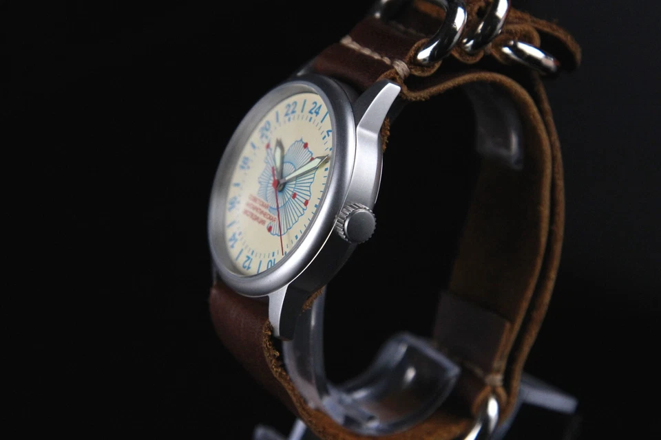 Men's mechanical watch RAKETA 24 hours (2623.H) "Soviet Antarctic Expedition" - Image 4 of 4