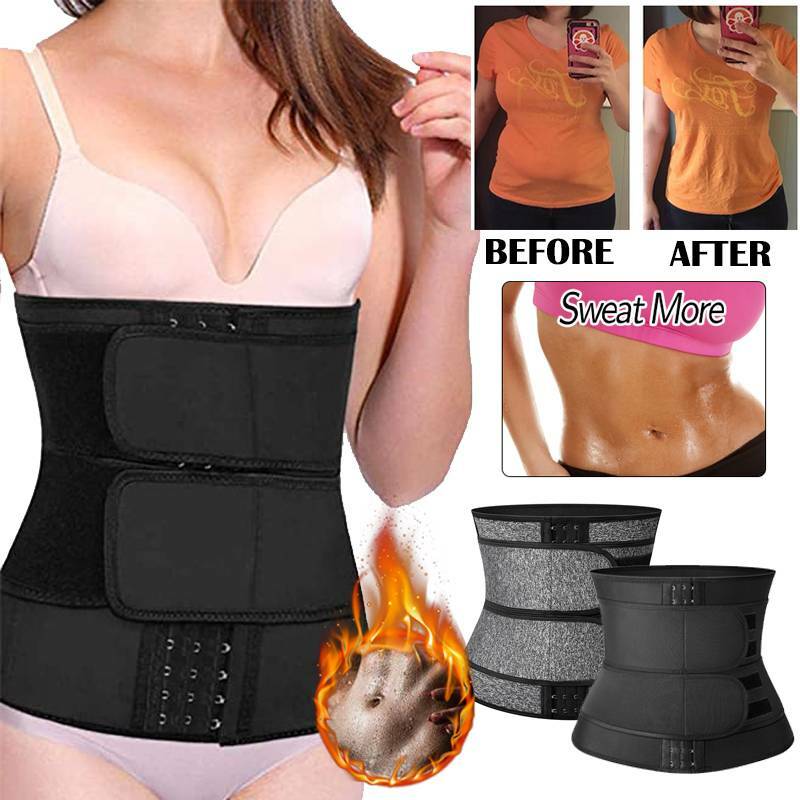 Women Waist Trainer Trimmer Belt Sauna Sweat Body Shaper  display picture 1