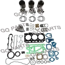 for Yanmar 3TNV84 3D84E S3D84E Overhaul Rebuild Kit Komatsu Engine Parts