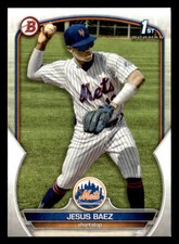 2023 Bowman #BP-12 Jesus Baez Prospects Card New York Mets