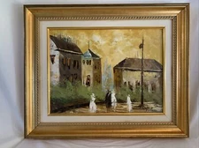 Carlisle Cooper MID-CENTURY MODERN Expressionist 18.5” x 22.5”