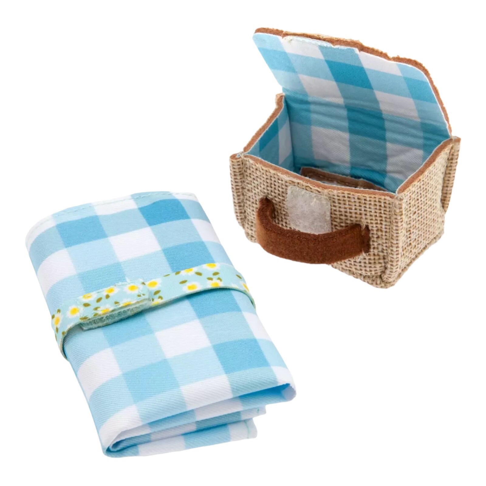 picnic blanket and basket set