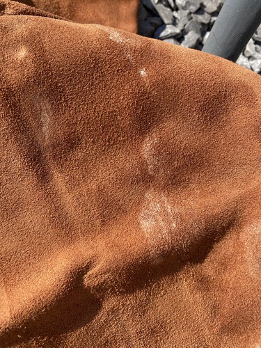 Steersotuff Brown BIB APRON Suede Welding - Size L 42’’ 107cm FULL SIZE ON PHOTO - Picture 9 of 12