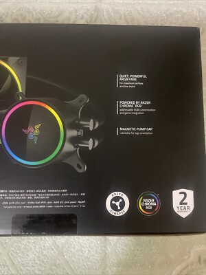 Razer Hanbo Chroma RGB AIO Liquid Cooler 240MM (ARGB Pump Cap) | eBay