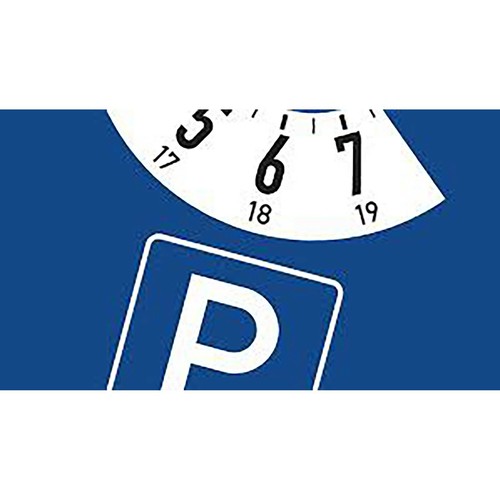 100 x Parkscheiben Parkuhr mit Benzinrechner neutral ohne Werbung parking disc - Bild 2 von 4