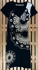Womens Dress Short Sleeve Desigual Size M